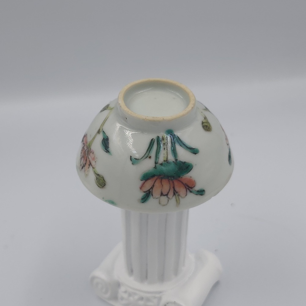 Antique Chinese Porcelain Famille Rose Floral Small Bowl Cup Hand Painted